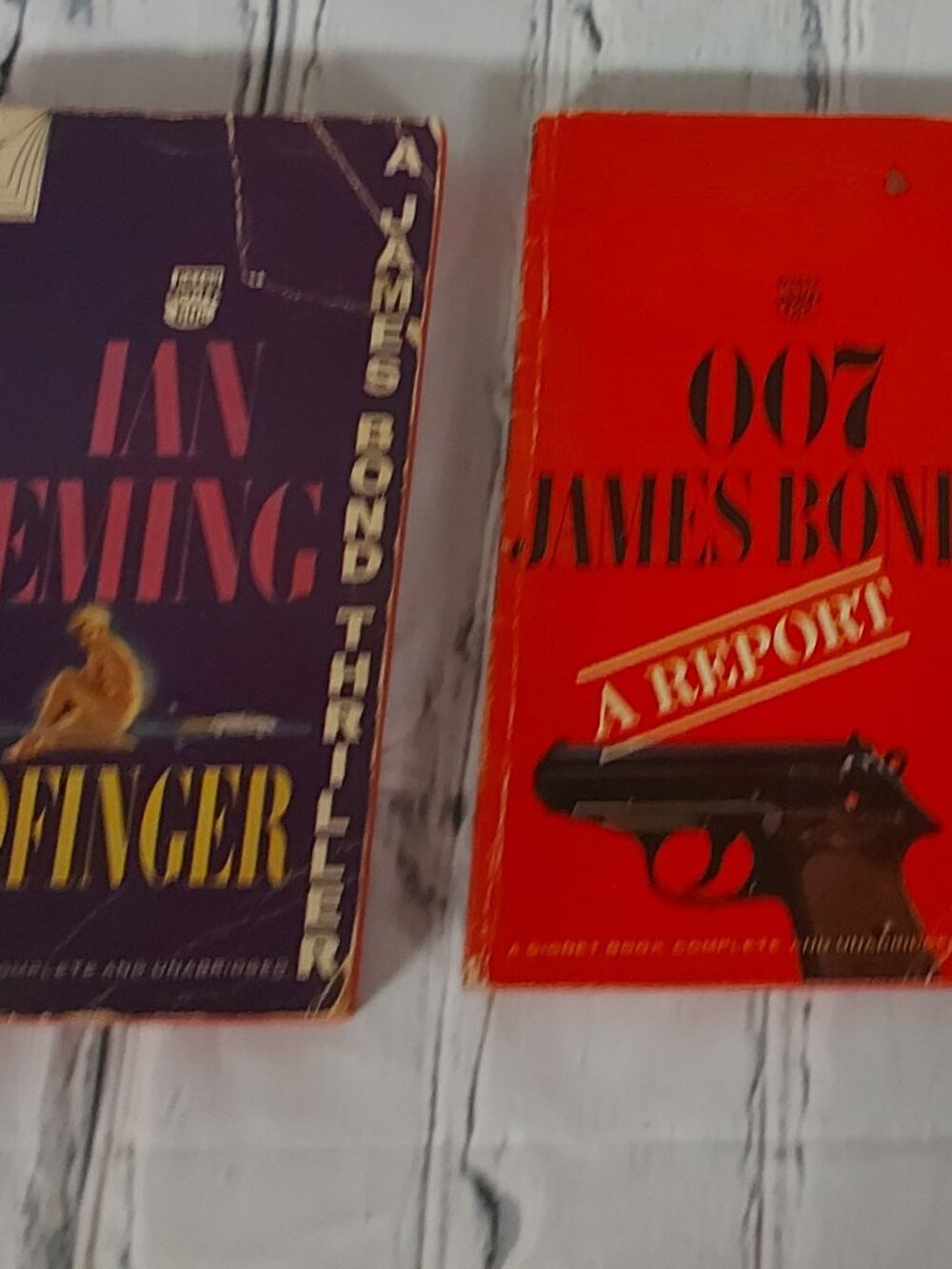 Ian Fleming James Bond Vintage Paperback Book Lot x4